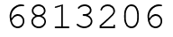 Число 6813206.
