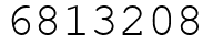 Число 6813208.