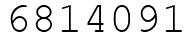 Число 6814091.