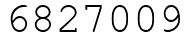 Число 6827009.