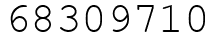 Число 68309710.