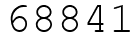 Число 68841.