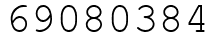 Число 69080384.