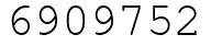 Число 6909752.