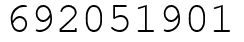 Число 692051901.