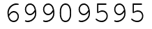 Число 69909595.