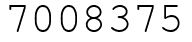 Число 7008375.