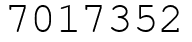 Число 7017352.