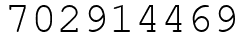 Число 702914469.