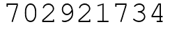 Число 702921734.