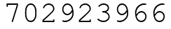 Число 702923966.