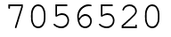 Число 7056520.