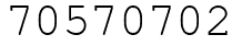 Число 70570702.