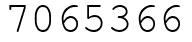 Число 7065366.