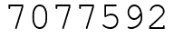 Число 7077592.