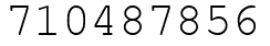 Число 710487856.