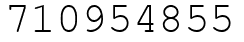 Число 710954855.