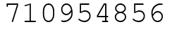 Число 710954856.