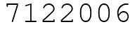 Число 7122006.