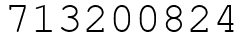 Число 713200824.