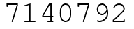 Число 7140792.