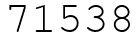 Число 71538.