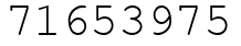 Число 71653975.