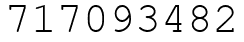 Число 717093482.