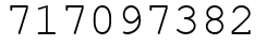 Число 717097382.