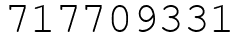 Число 717709331.