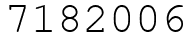 Число 7182006.