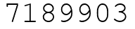 Число 7189903.