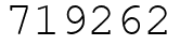Число 719262.