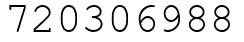 Число 720306988.