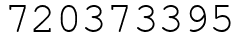 Число 720373395.