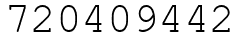 Число 720409442.