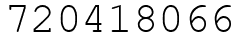 Число 720418066.