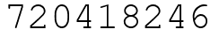 Число 720418246.
