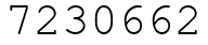 Число 7230662.