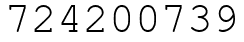Число 724200739.