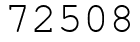 Число 72508.