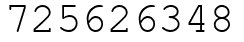 Число 725626348.