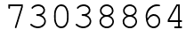 Число 73038864.