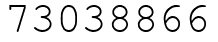Число 73038866.