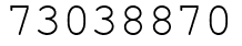 Число 73038870.