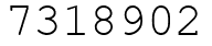 Число 7318902.