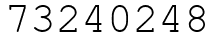 Число 73240248.