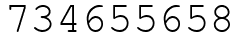Число 734655658.