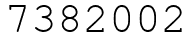 Число 7382002.