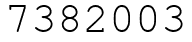 Число 7382003.